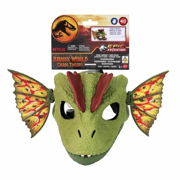 Maskeraadi kostüüm lastele Mattel Dilophosaurus Venom Launcher