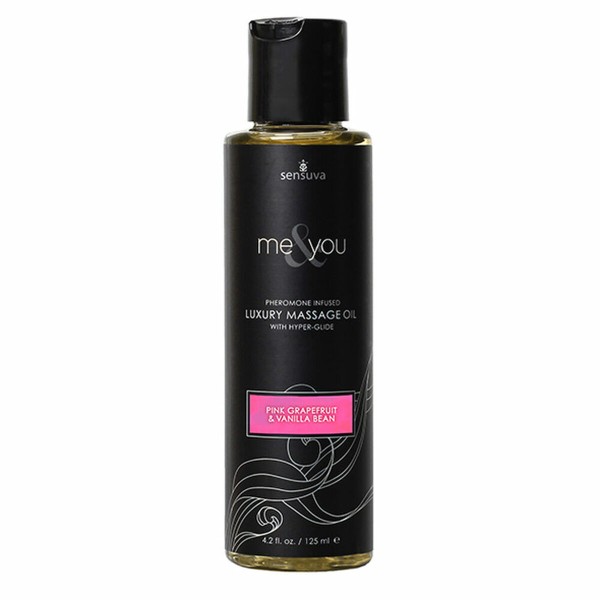 Erotiskā masāžas eļļa Me & You Sensuva Grapefruit & Vanilla 125 ml