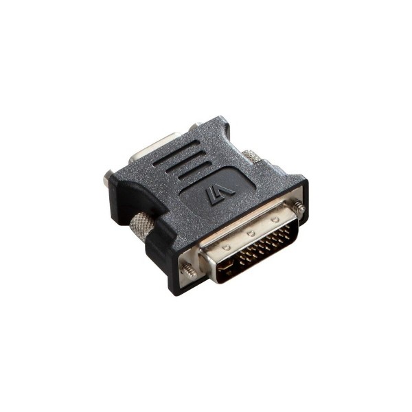 DVI-I - VGA Adapteri V7 V7E2DVIIMVGAFADPTR2N Musta