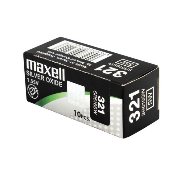 Mygtuko baterija Maxell SR616SW 321 1,55 V Šarminė diskinė baterija