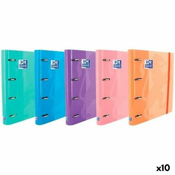Rengaskansio Oxford EUROPEANBINDER Monivärinen A4+ (10 osaa)