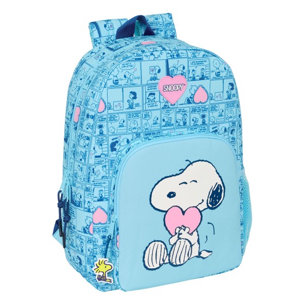 Школьный рюкзак Snoopy Love Синий 30 x 46 x 14 cm