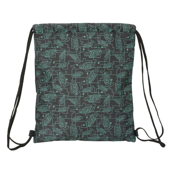 Kuprinė su virvutėmis Nerf Game Juoda 35 x 40 x 1 cm