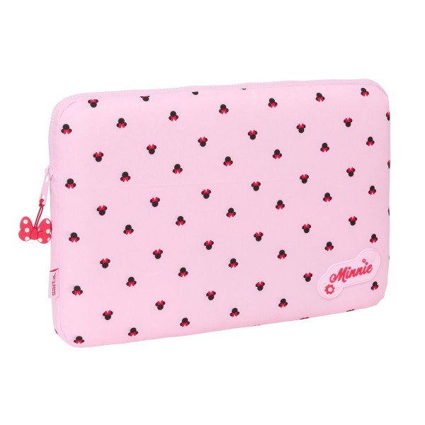 Klēpjdatora Vāks Minnie Mouse Naive Rozā 15,6'' 39,5 x 27,5 x 3,5 cm
