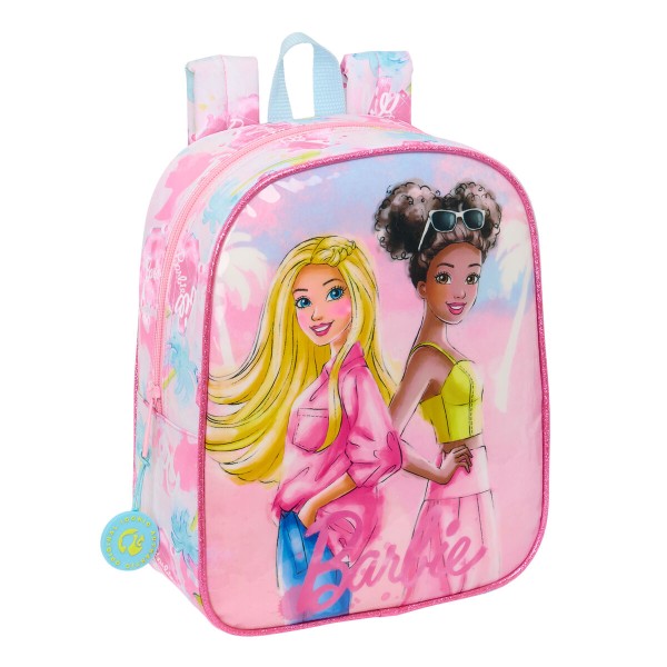 Школьный рюкзак Barbie Painterly Розовый Небесный синий 22 x 27 x 10 cm