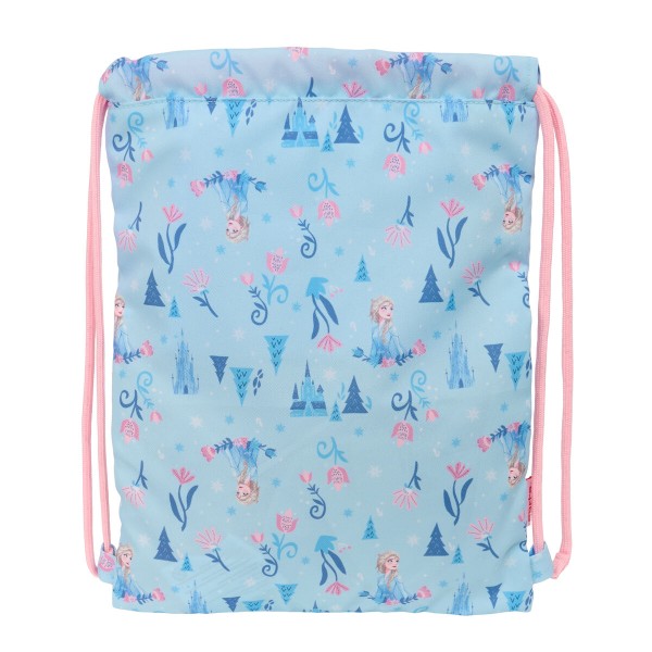 Mugursoma ar lencēm Frozen Ice magic Zils 26 x 34 x 1 cm