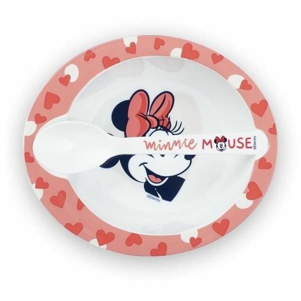 Dinnerware Set ThermoBaby Minnie Microwave Meal Set Bowl + Spoon