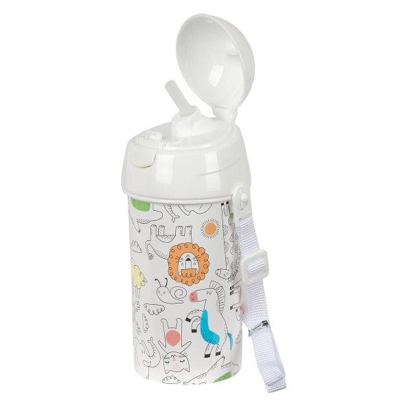 Бутылка с водой Safta Zoo Бежевый PVC 500 ml