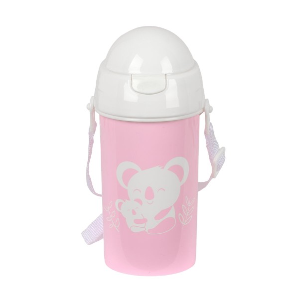 Vesipullo Safta Koala Pinkki PVC 500 ml