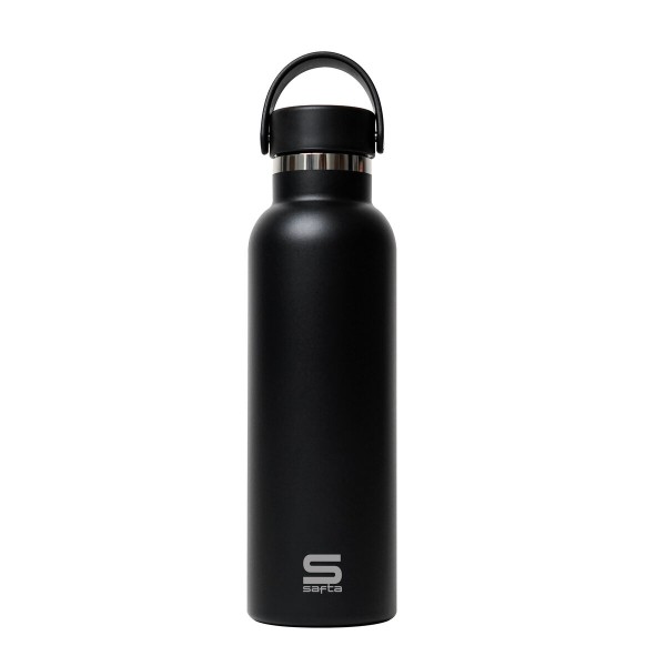 Thermal Bottle Safta Negro Black Silicone Stainless steel