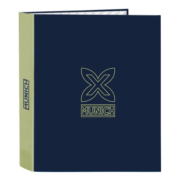 Ring binder Munich North Navy Blue A4 27 x 33 x 6 cm
