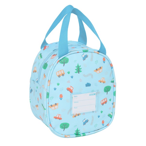 Thermal Lunchbox Safta Coches Blue 19 x 22 x 14 cm