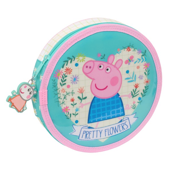 Skolas Penālis ar Piederumiem Peppa Pig Pretty flowers Dzeltens Piparmētra 18 Daudzums