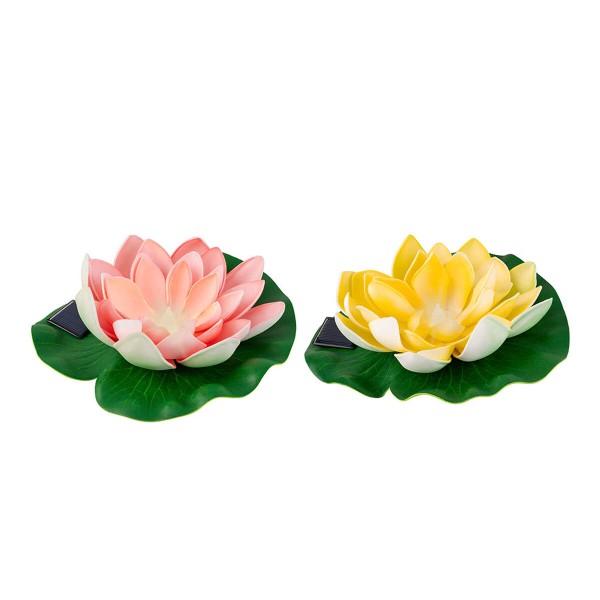 Dekoratiivne Taim Lifetime ø 17,5 x 6 cm Plastmass Lotus Flower Lill