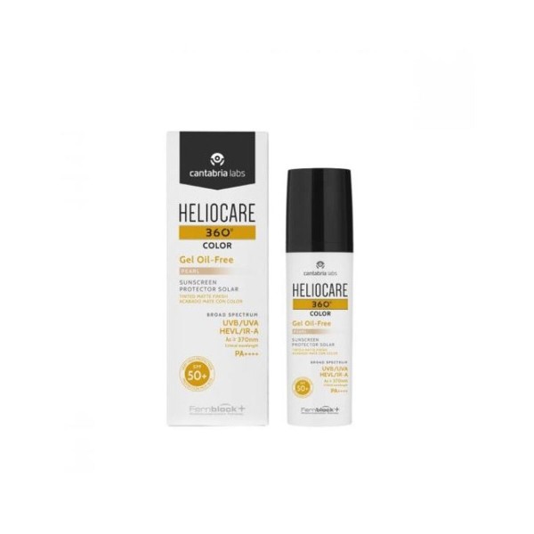 Apsauga nuo saulės su spalva Heliocare 360° Pearl Spf 50+ 50 ml
