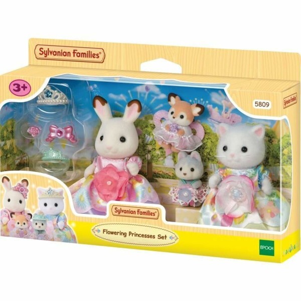 Liigestega kuju Sylvanian Families Princesas con vestidos de flores Printsess