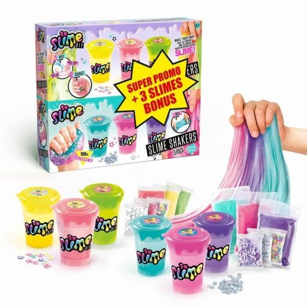 Plastiliinimäng Canal Toys Agitadores de slime 3 + 3 extra