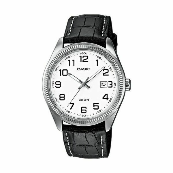 Мужские часы Casio MTP-1302PL-7BVEF Белый Чёрный (Ø 40 mm)