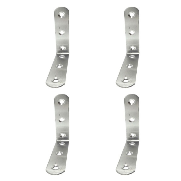 Set square EDM 86093 an24 Stainless steel 8 x 8 x 1,9 cm 4 Units