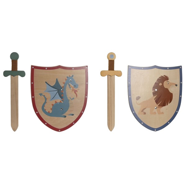 Žaislinis kardas Home ESPRIT 28 x 0,5 x 33,5 cm (2 vnt.)