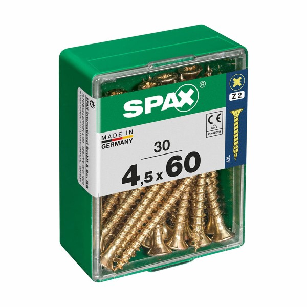 Kruvide karp SPAX Puidukruvi Lame pea (4,5 x 60 mm)