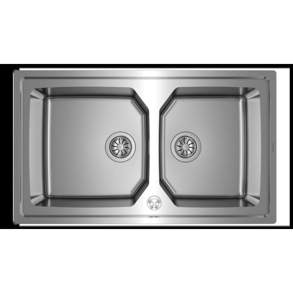 Pesuallas kahdella altaalla Teka BROOKLYN