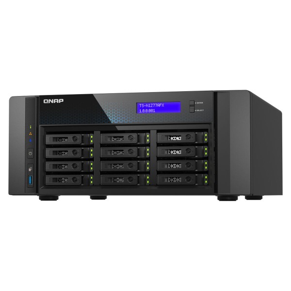 Сетевое системное хранилище данных Qnap TS-H1277AFX-R7-32G Чёрный