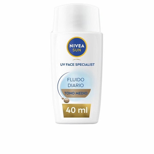 Kremas nuo saulės veidui Nivea SUN FACIAL Vidutinis tonas Spf 50 40 ml