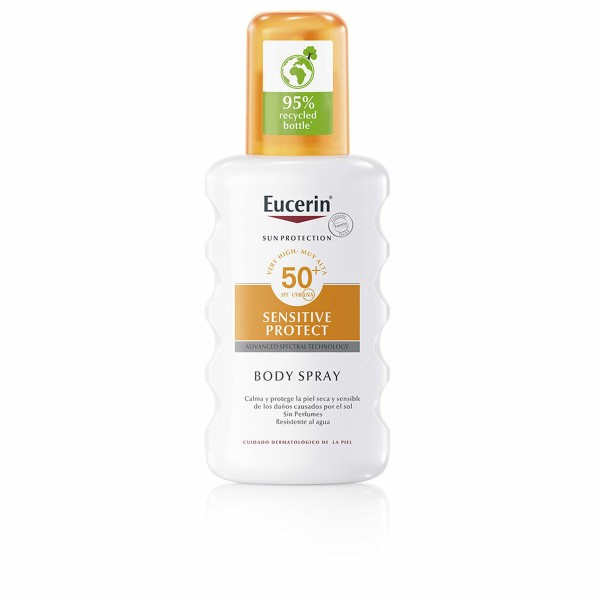 Защитный спрей от солнца для тела Eucerin SENSITIVE PROTECT Spf 50+ 200 ml